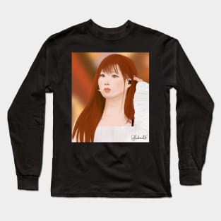 AESPA GISELLE ART PRINT (FAN ART) Long Sleeve T-Shirt